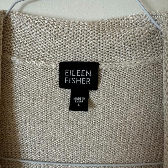 EILEEN FISHER cardigan - size L - Picture 2 of 2